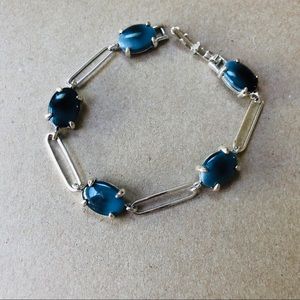 Blue Link Bracelet